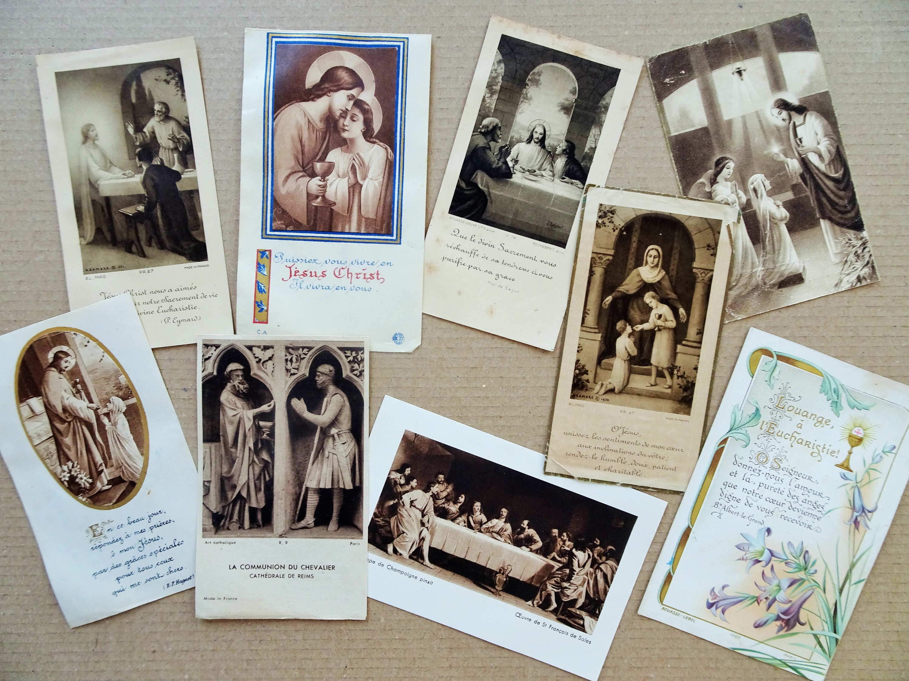 Lot De Plusieurs Centaines De Cartes Postales Anciennes Des Années 1930 - Scènes Européennes - Poids ~1,5 Kg