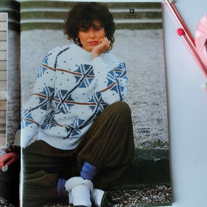 PHILDAR Mailles, Hiver 1982 Magazine de Patrons tricots vintage Vintage Knitting Patterns image 3