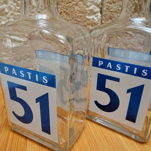 Carafe Pastis 51 vintage / Carafe publicitaire de bistrot / French vintage Jug of water image 3