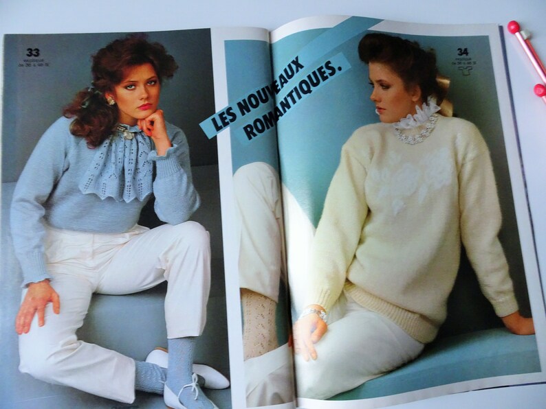 PHILDAR Mailles, Hiver 1982 Magazine de Patrons tricots vintage Vintage Knitting Patterns image 9