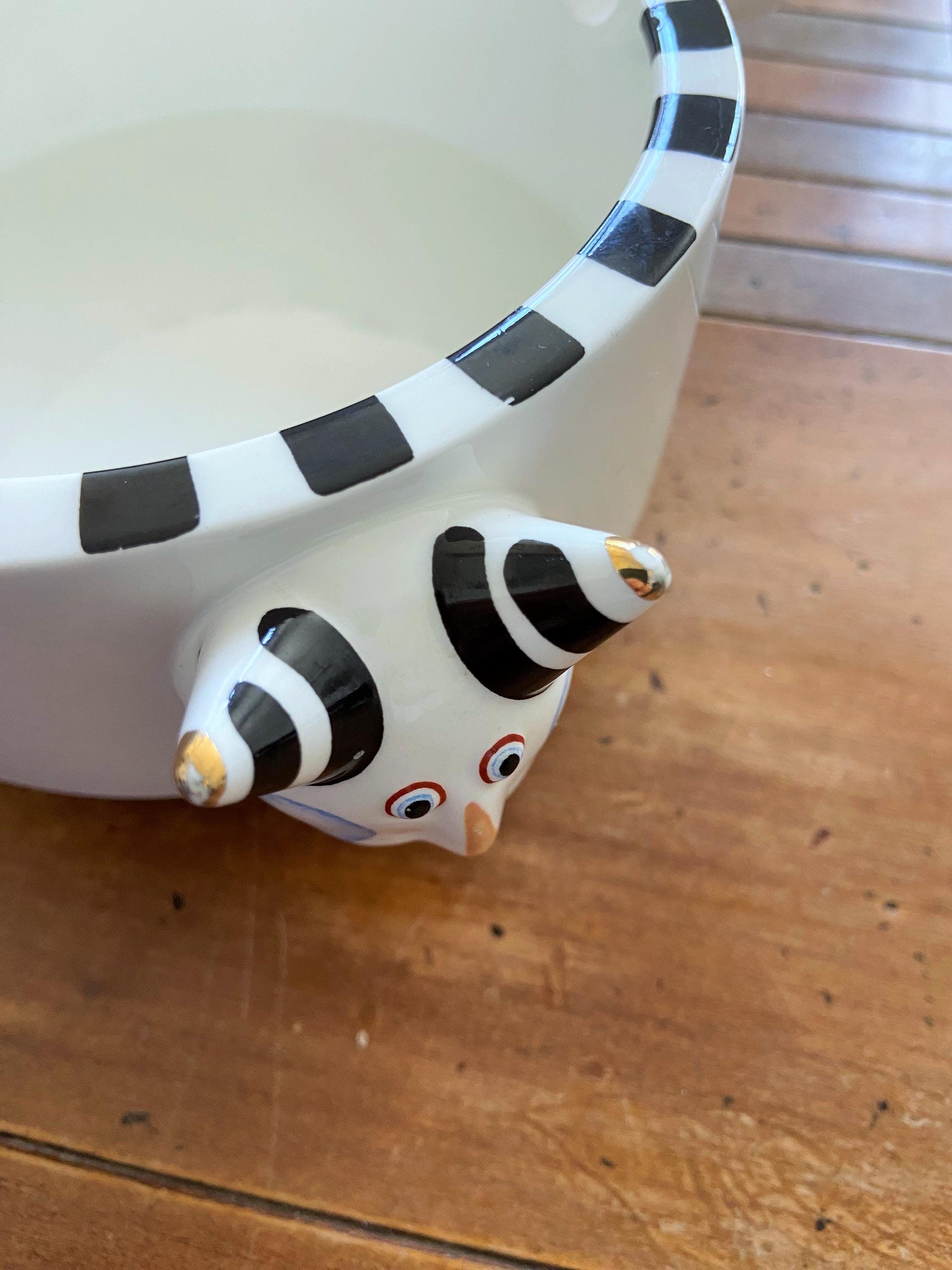 ビレロイ＆ボッホの磁器製猫の灰皿 / ローズマリー・ベネディクトの