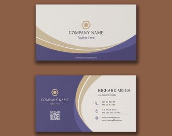 Accountant shop business card