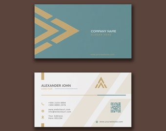 Administrator Business Cards Template Minimalist Business Card Template