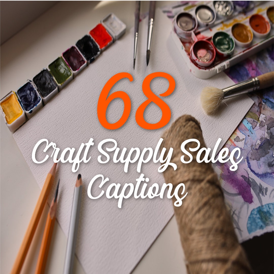 68 Craft Supply Sales Captions Craft Supplies Instagram Etsy