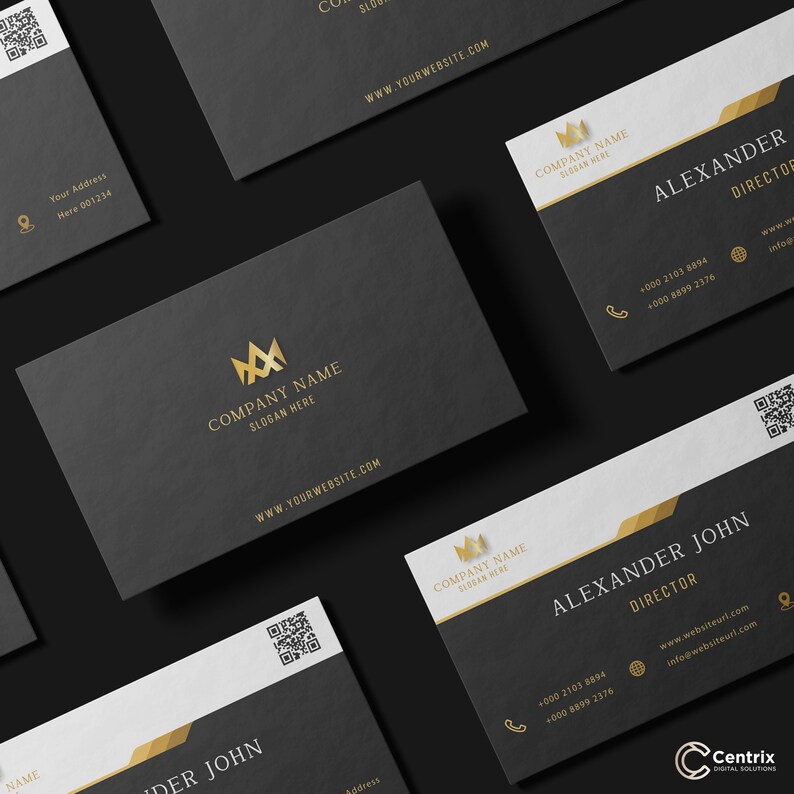 Engineer Business Card Template Vector Template Business Cards DIY Card ...