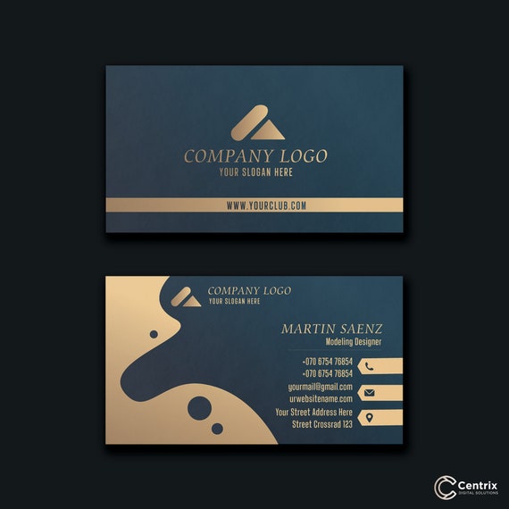 Artist Business Card Template Professional Business Card Business