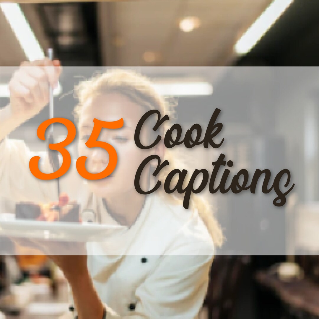 35 Cook Instagram Captions Template Culinary Cooking Meal Preps Recipe — free download