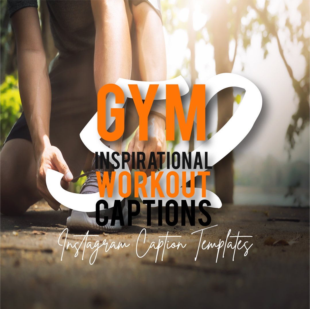 52 Gym Workout Instagram Captions for Fitness Coaches Canva Templates
