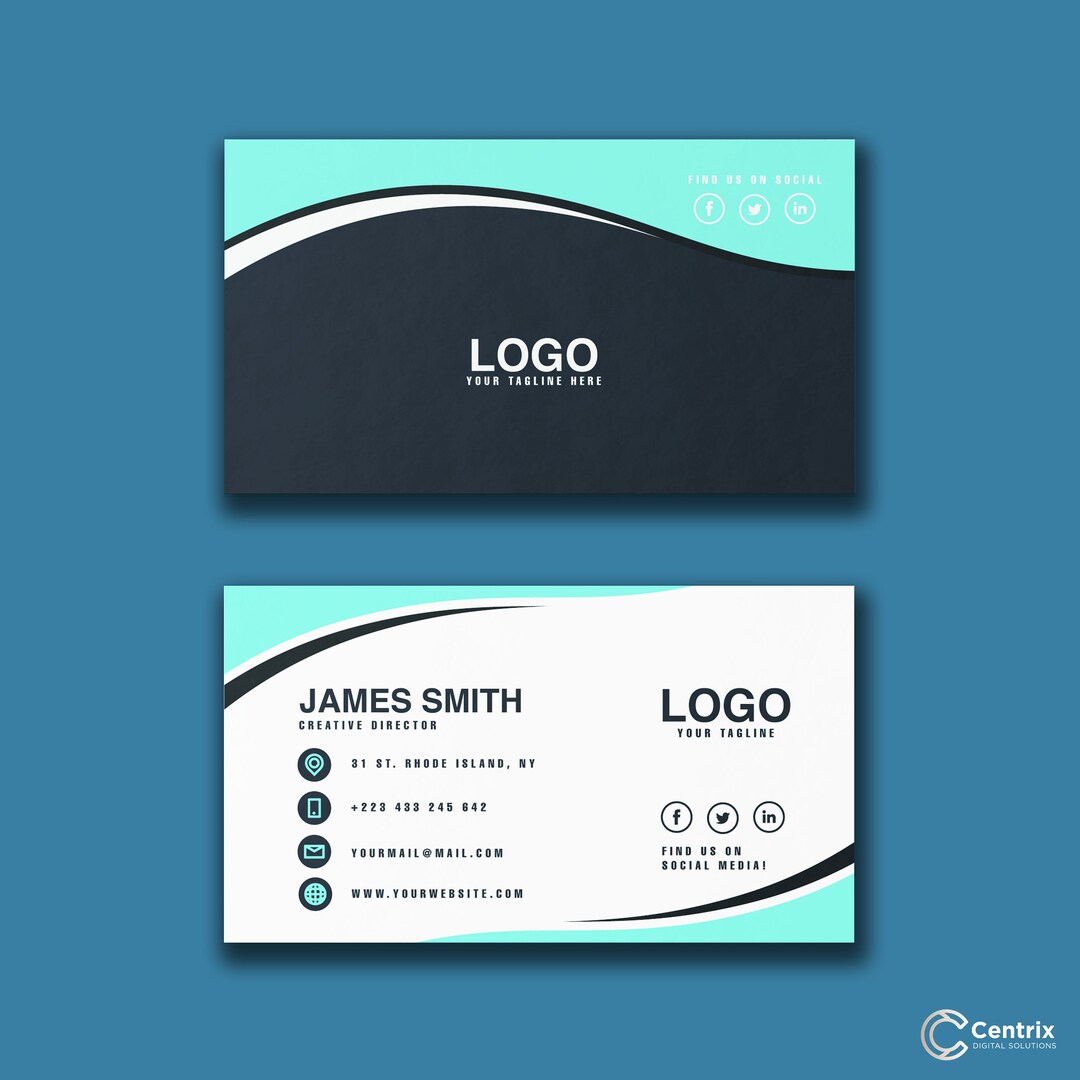 Library Business Card Template Editable Business Card Librarian Cards ...
