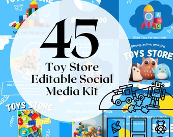 45 Toy Store Editable Instagram Post Designs Editable Canva Templates