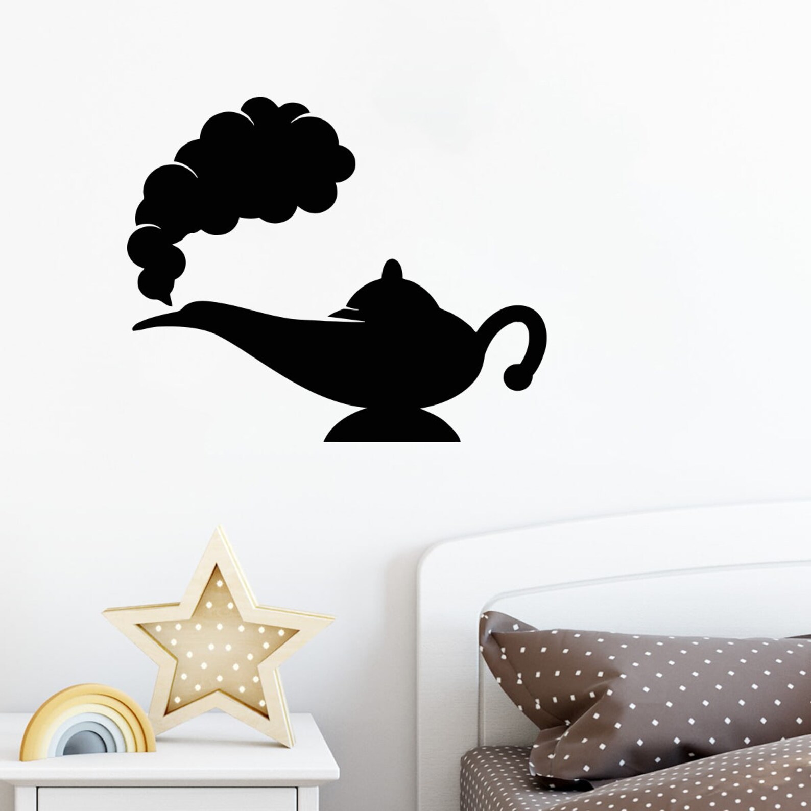 Aladdin's Lamp / Princess Jasmine Wall Decal / Aladdin Etsy