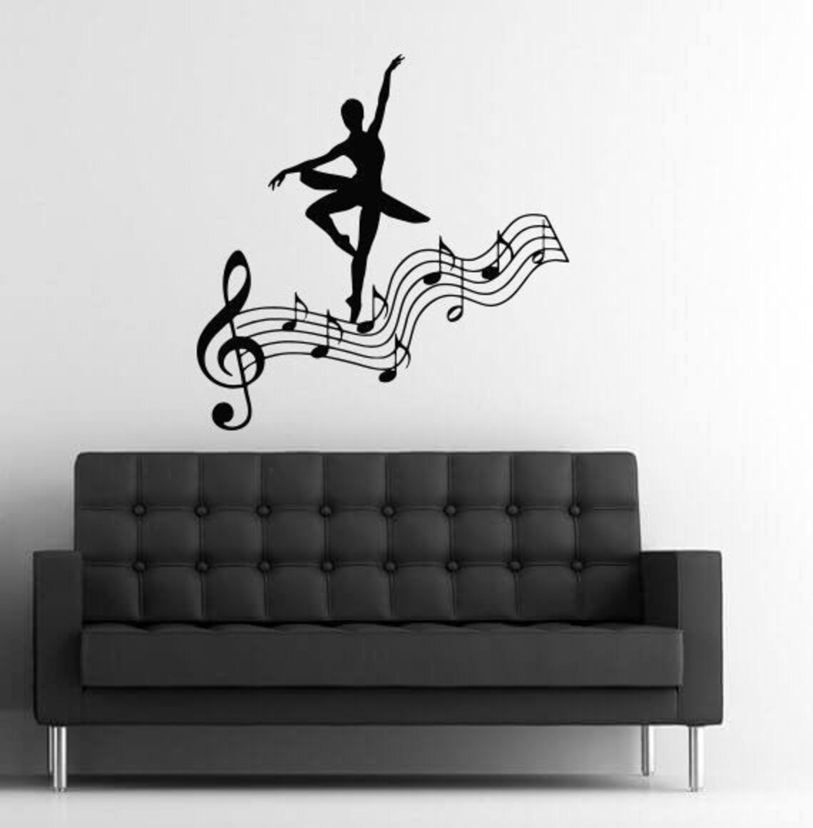 Music Wall Decal / Music Notes Wall Decor / Musician Wall Etsy
