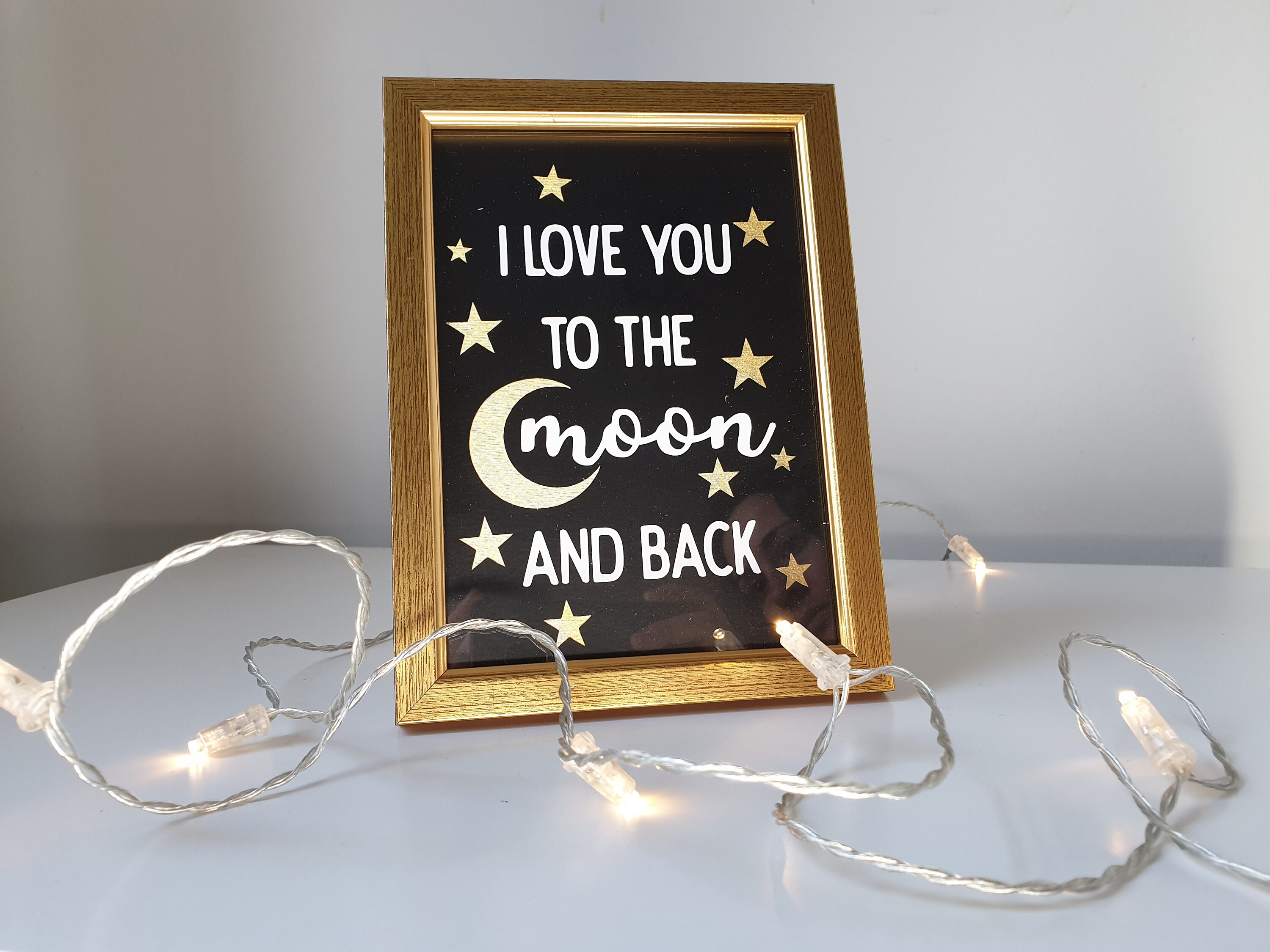 I Love You To The Moon And Back | Vinyl Wall Decal | Sticker Decor