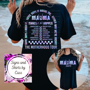 Mama rock tour shirt, Rock and Roll Shirt, Motherhood Shirt, Some Days I Rock It Shirt, Mama Funny Tour, Mother&#39;s Day Funny Shirt