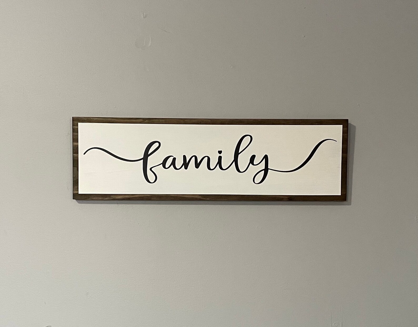 Family Sign Wall Decor Home Decoration Wood Sign Etsy