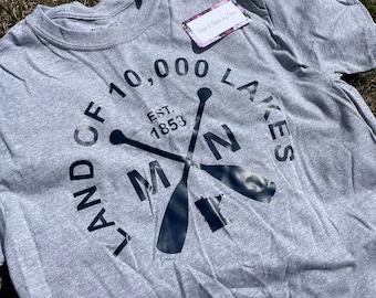 Minnesota Shirt, Minnesota State, State Shirt, State Hoodie, State Gift, Minnesota Gift, Minnesota Lake Shirt, Minnesota Paddle Shirt