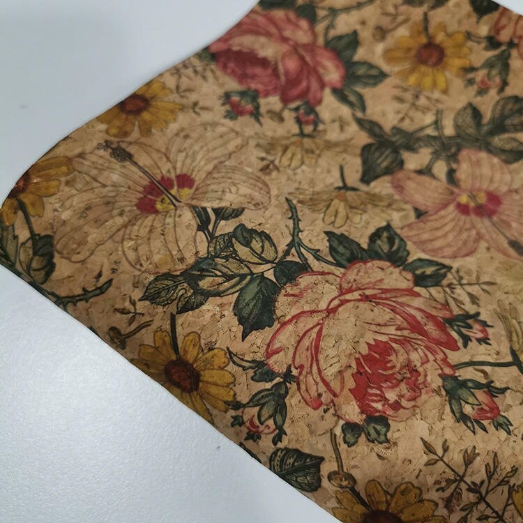 Natural Cork Fabric/ Cork Leather Fabric/ Eco Friendly Fabric/ Etsy