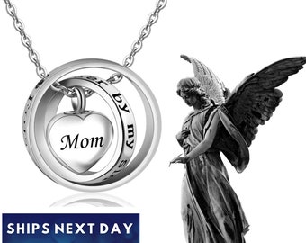 Loss of Mother Gift | Loss of Mother Necklace | Cremation Necklace | Urn Necklace for Human Ashes | Keepsake Jewelry | Cremation Jewelry