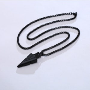 Arrowhead Urn Necklace | Mens Urn Necklace | Cremation Jewelry | Cremation Necklace | Urn Necklace for Human Pet Ashes | Memorial Necklace