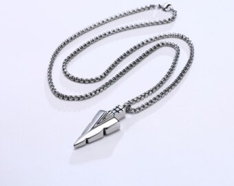 Arrowhead Urn Necklace | Mens Urn Necklace | Cremation Jewelry | Cremation Necklace | Urn Necklace for Human Pet Ashes | Memorial Necklace