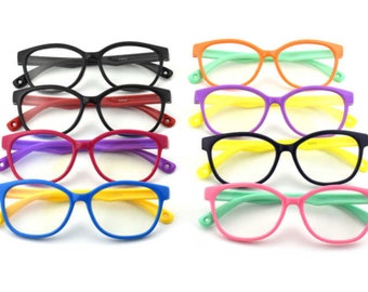 Kid’s Flexible Anti Blue Light Blocking Lens Computer Gaming Glasses / Boys / Girls