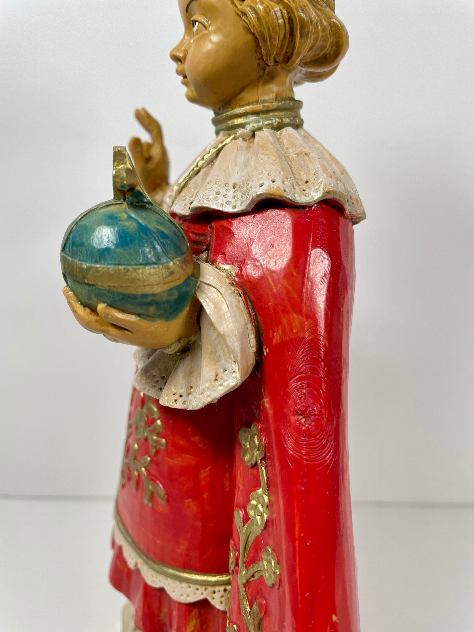 Vintage Infant of Prague Statue Made in Italy Malsiner H. Etsy