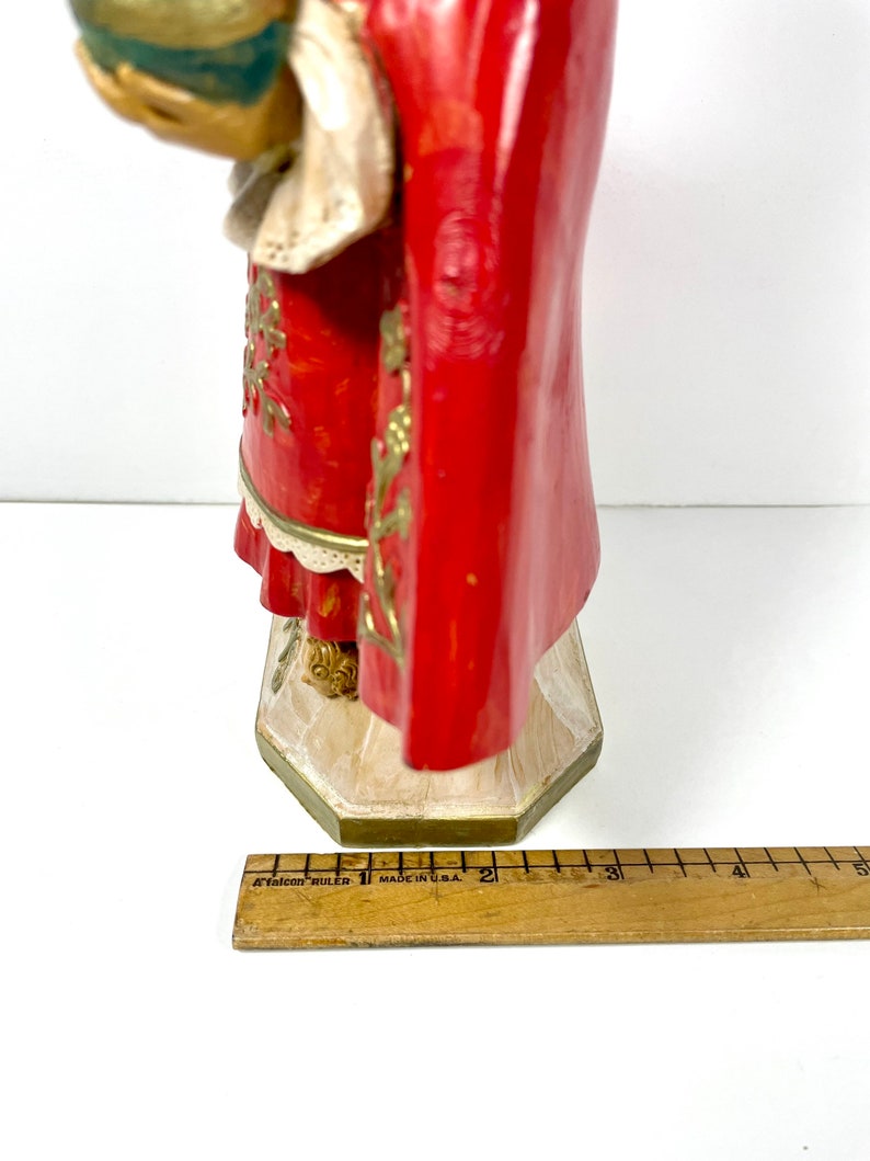 Vintage Infant of Prague Statue Made in Italy Malsiner H. Etsy