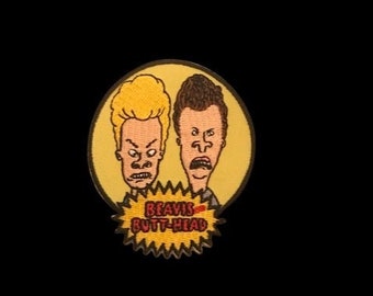 BEAVIS and BUTT-HEAD patch embroidered new