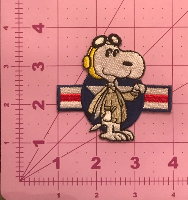 Snoopy Iron on Patch Peanuts Iron on Patch Snoopy Sew on Patch Etsy