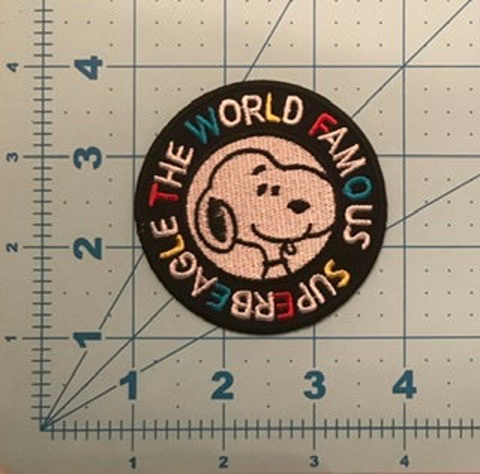 Snoopy Iron on Patch Peanuts Iron on Patch Snoopy Sew on Patch Etsy