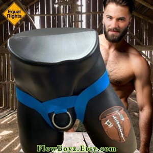 Mens Minimalist Jockstrap with Built In C-Ring