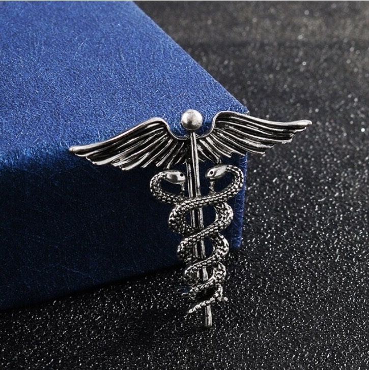 NEW ARRIVAL Angel Wings Men's Badge Brooch Pin Snake - Etsy