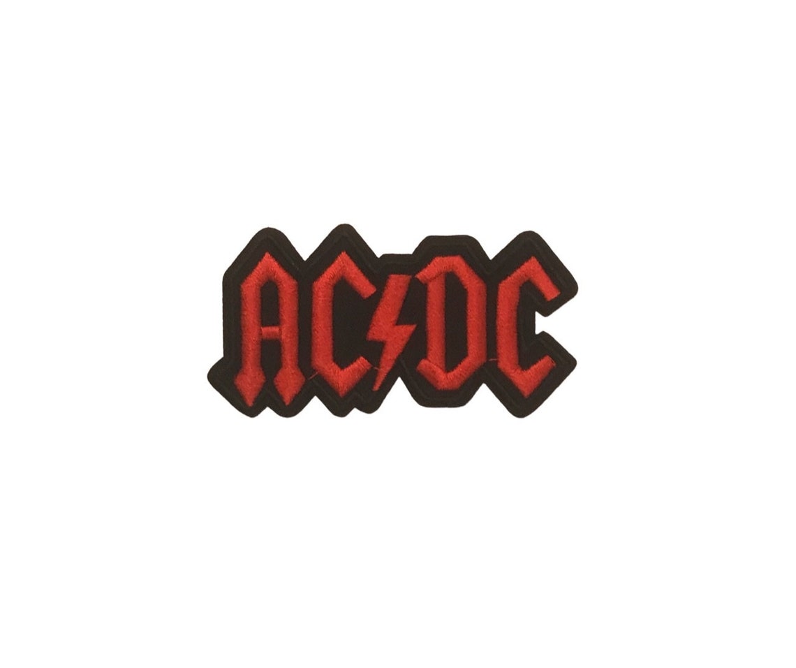 Vintage Style Rock Band Patch AC/DC iron On Patch Jacket Sew Etsy