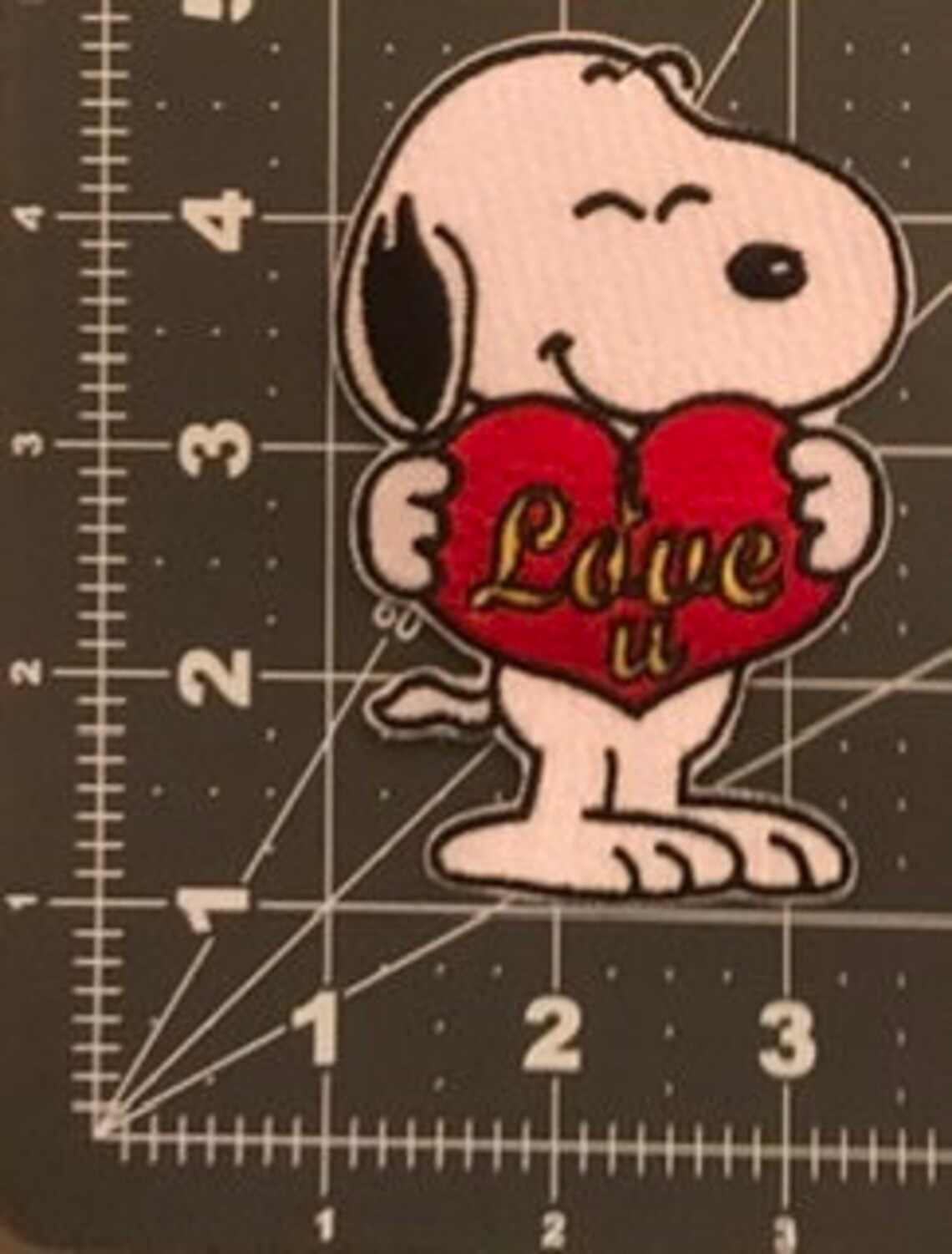 Snoopy Iron on Patch Peanuts Iron on Patch Snoopy Sew on Patch Etsy