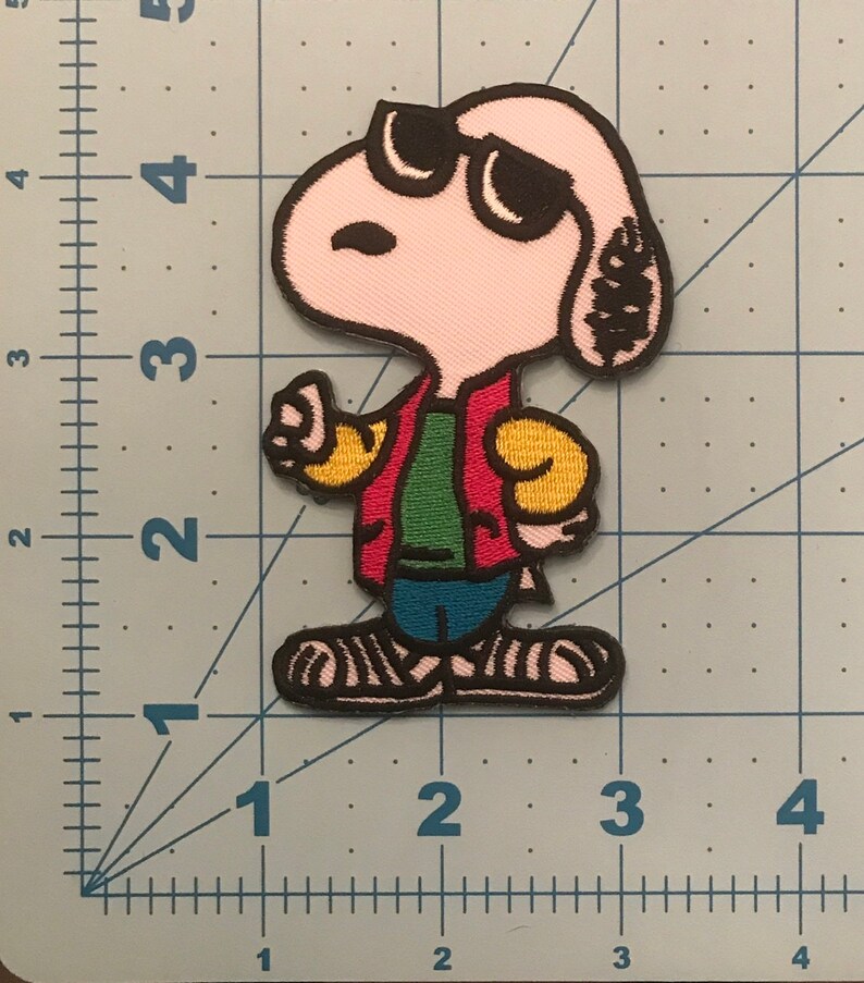 Snoopy Iron on Patch Peanuts Iron on Patch Snoopy Sew on Patch Etsy