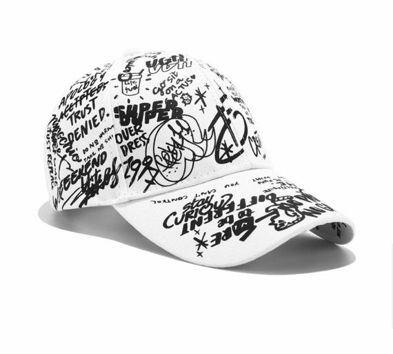 Mens Personality Baseball Cap Black 