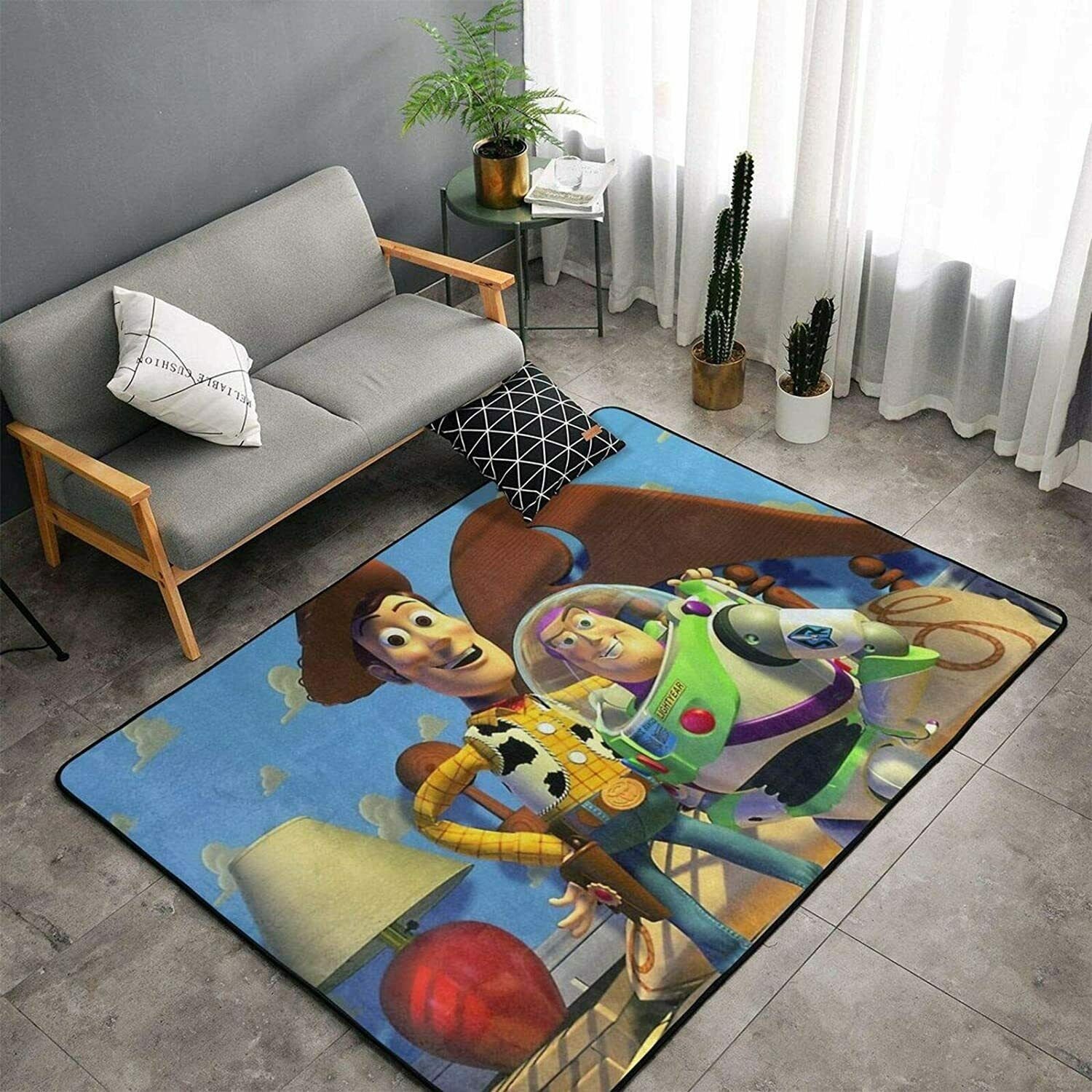 Toy Story Rugs Living Room Rugs Bedroom Rugs Kids room Etsy