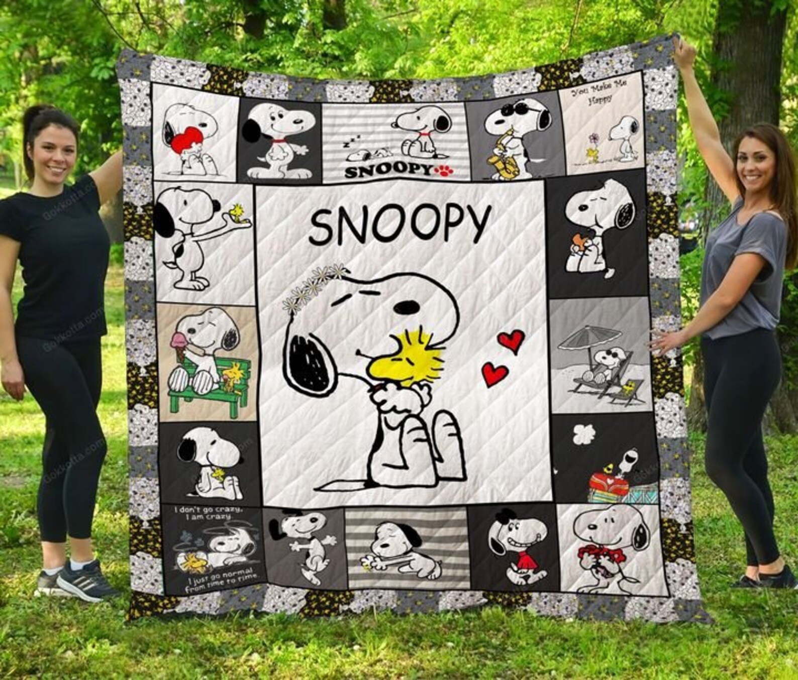 Snoopy Quilt Gift for Snoopy fans Birthday gift Gift for Etsy