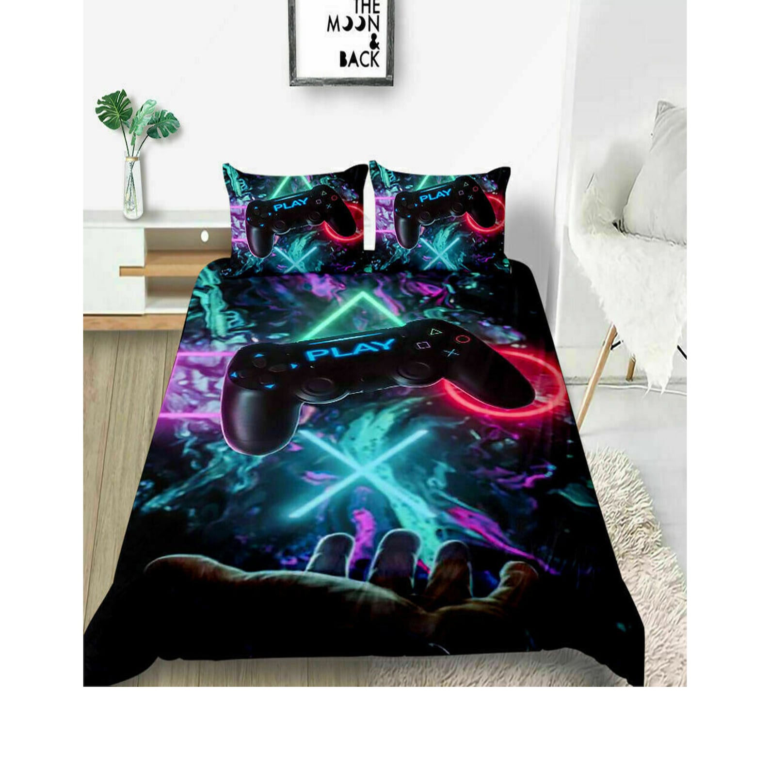 3D Gamer VideoGame Play Station Bedding SetGame PlayStation Etsy