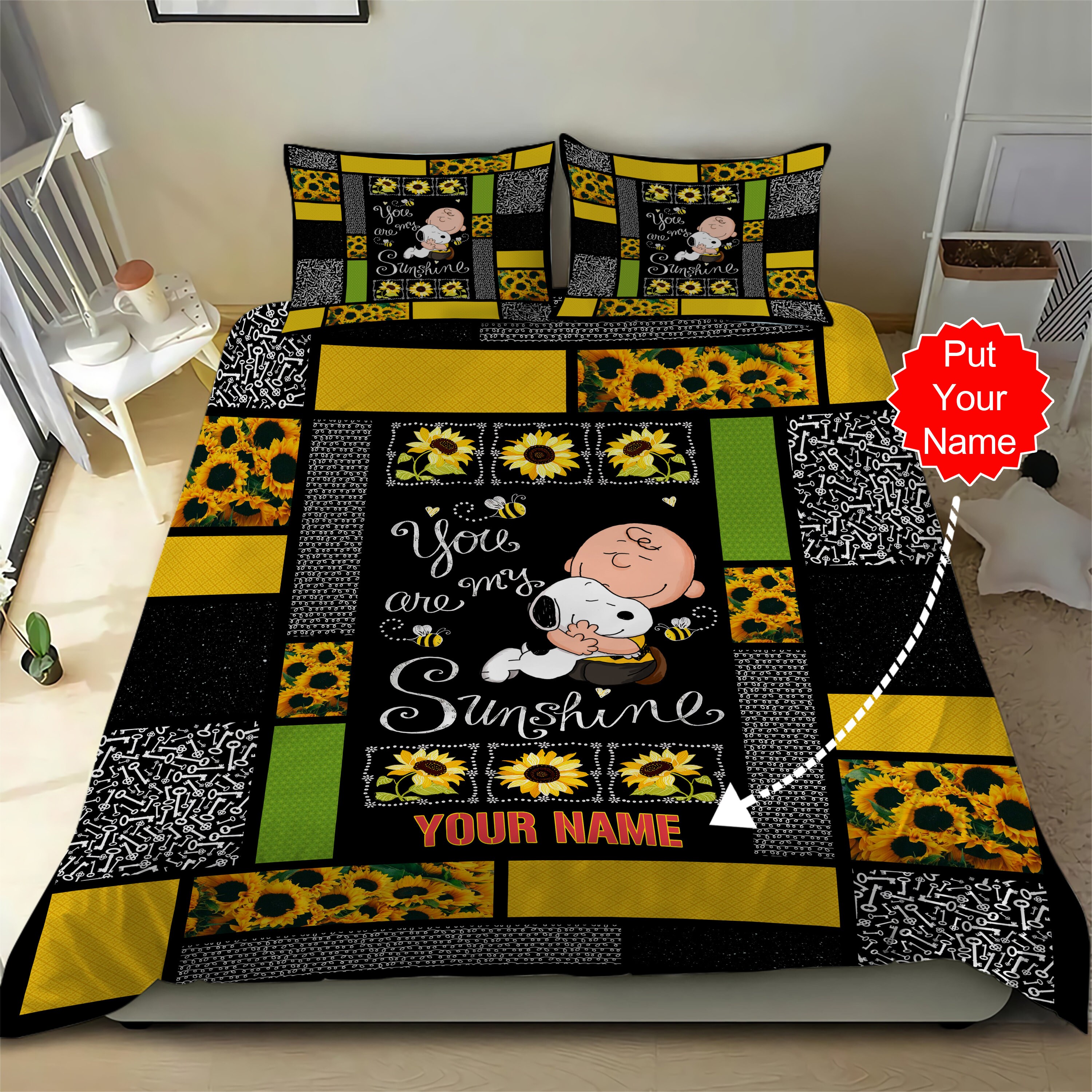 Snoopy Bedding SetDuvet Cover King Queen Twin Gift for Etsy