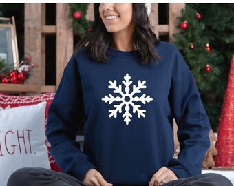 Christmas sweater cheap snowflake