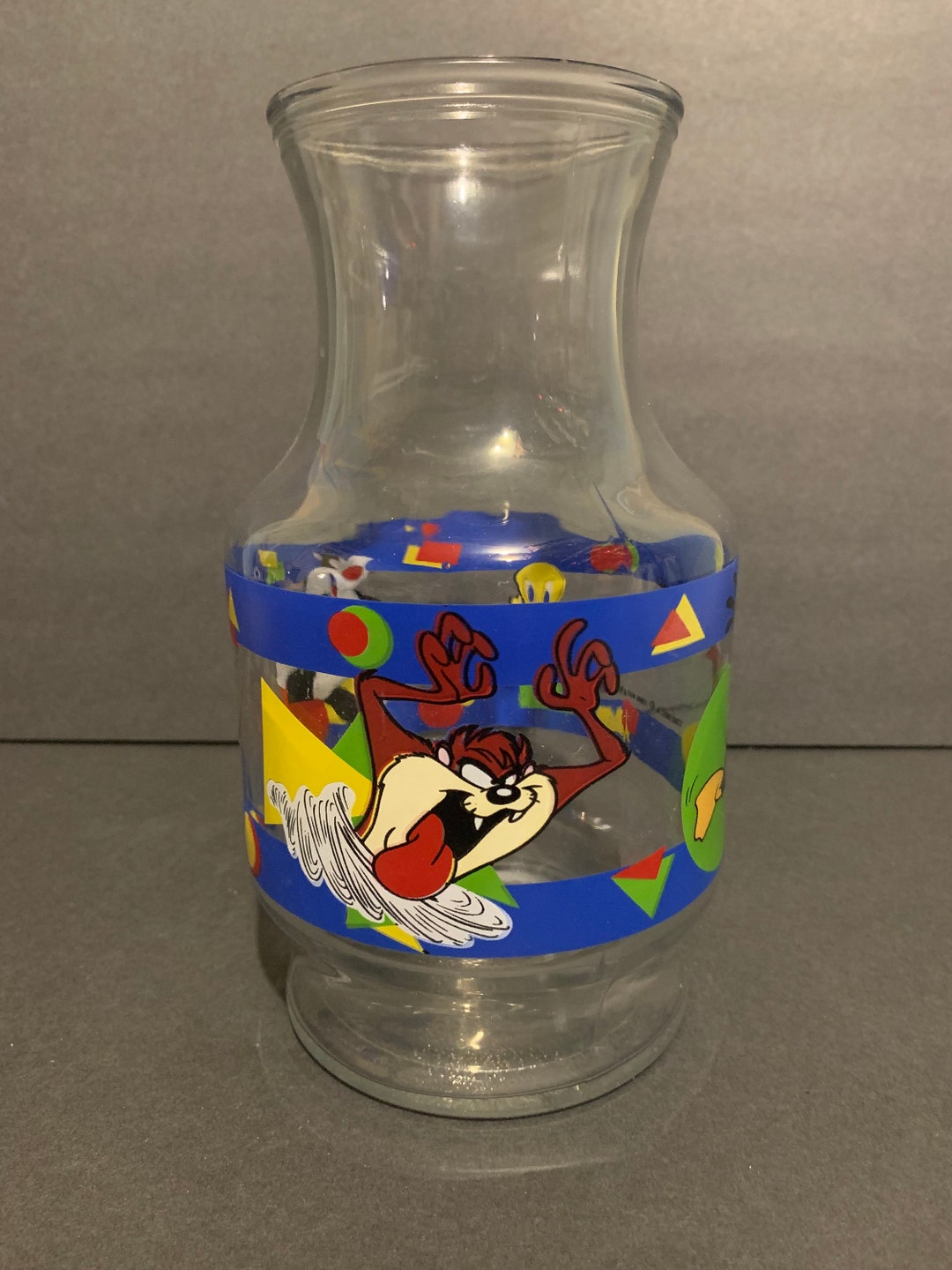 Loony Toons Pitcher With Taz, Daffy Duck, Tweety & Slyvester - Etsy