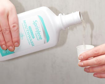 SprinJene Natural Total Care-mondwater, alcohol- en fluoridevrij