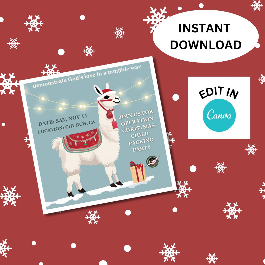 Digital Operation Christmas Child Packing Party Invitation Etsy digital-operation-christmas-child-packing-party-invitation-etsy