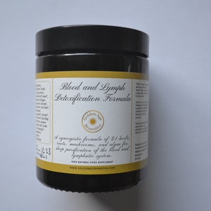 Blood and Lymph Detoxification Formula: A synergistic formula for deep purification of the blood and revitalisation of the lymphatic system.