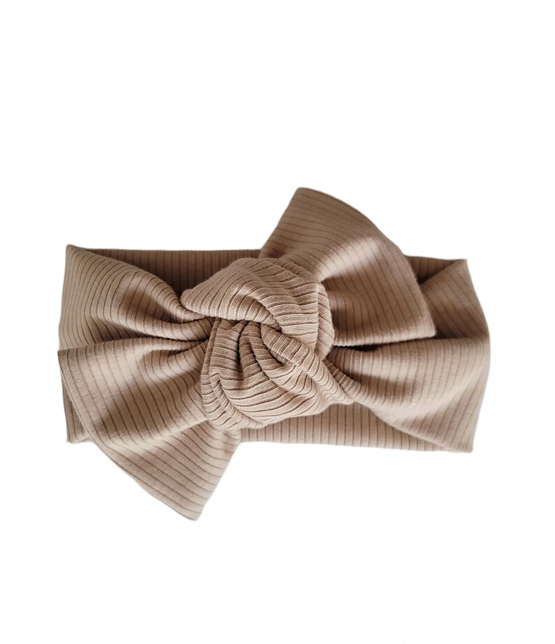 Newborn Headband Bow / Baby / Cashmere color/ Neutral / image 1