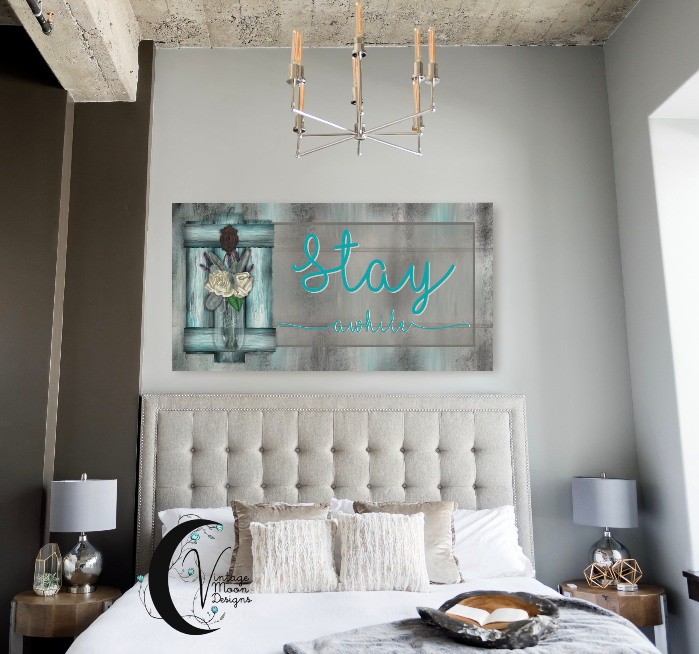 This is Us Mason Jar Canvas Rustic Sign Wall Decor Family Etsy