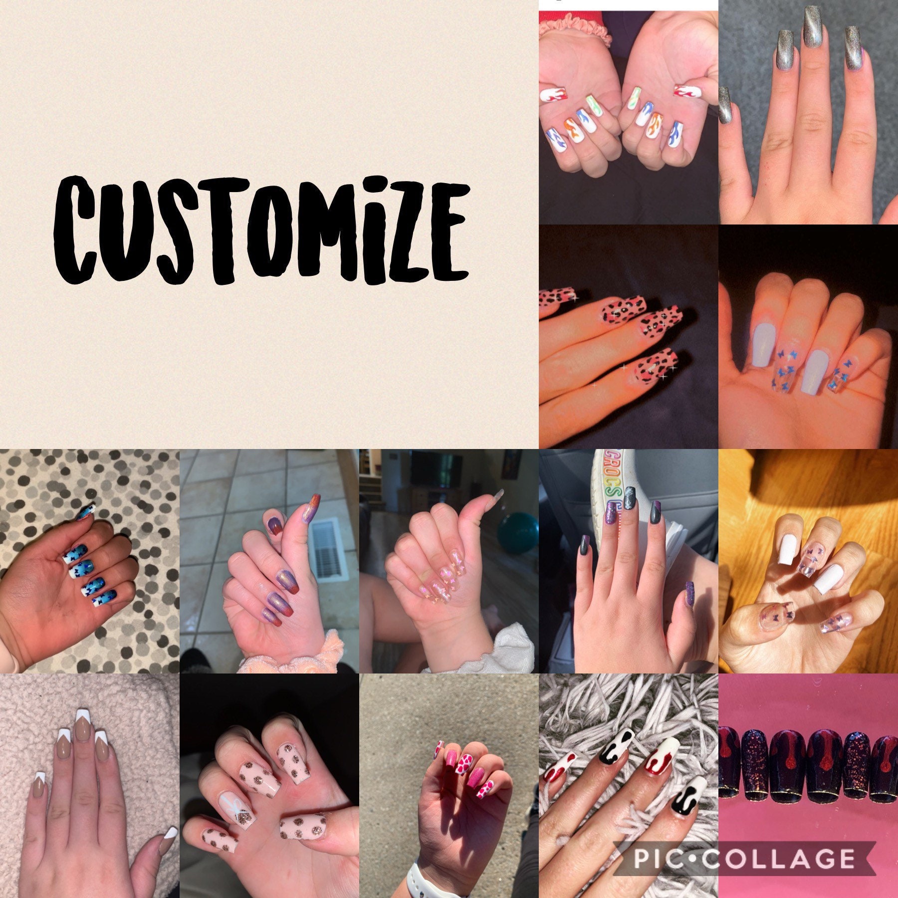 Customize your own nails | Etsy