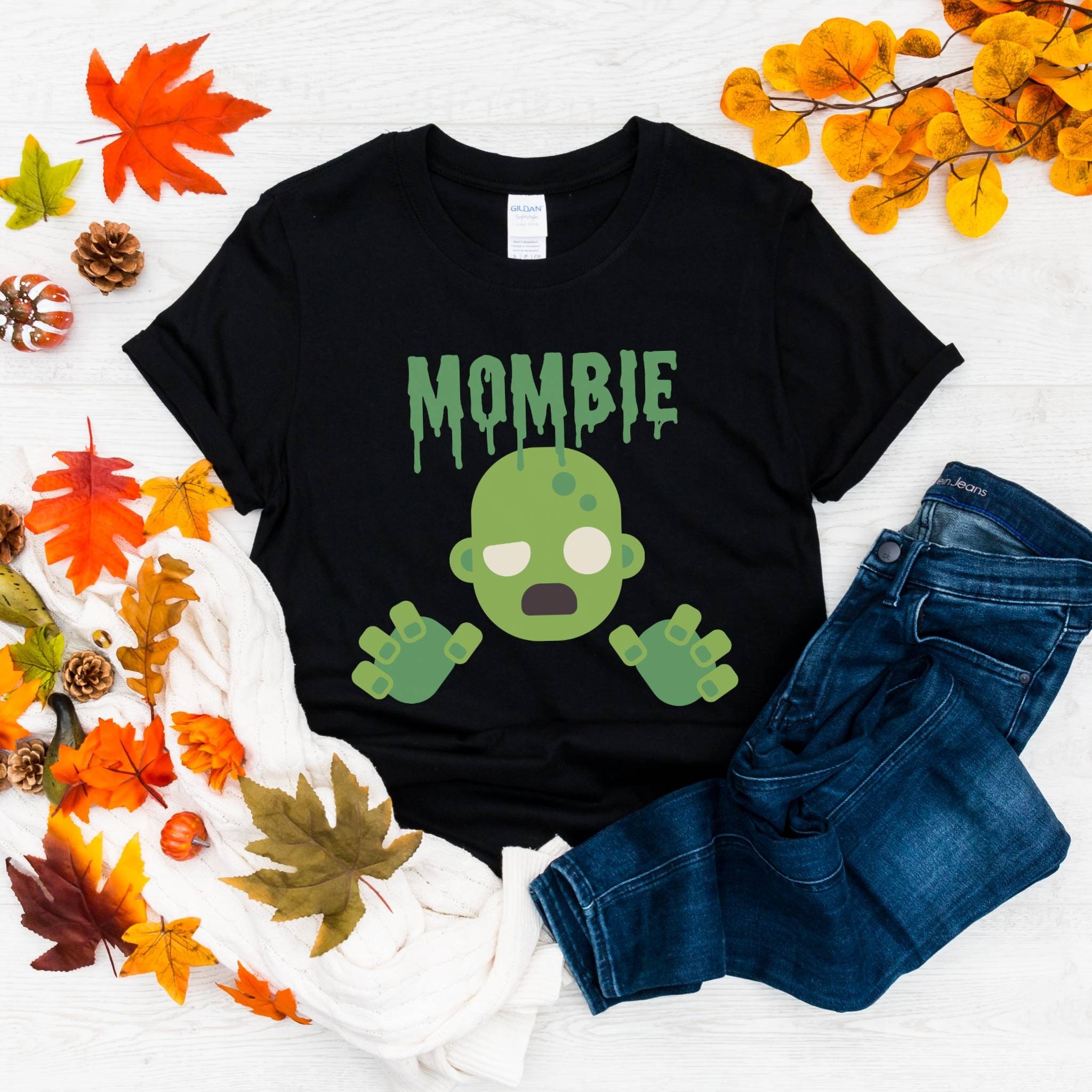MOMBIE Shirt Mom Halloween Shirt Happy Halloween Shirt Etsy UK