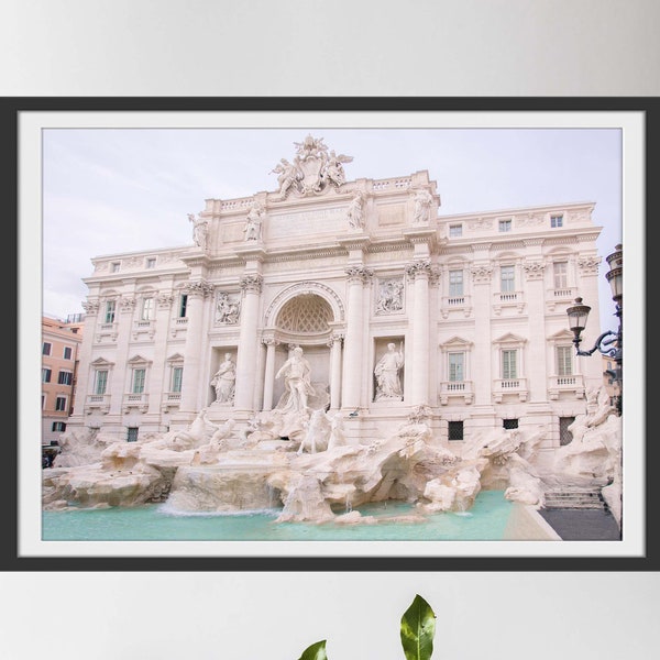 Rome Print | Trevi Fountain Print | Rome Decor | DIGITAL DOWNLOAD | Printable Wall Art | Christmas Gift | Dining Room |  Living Room | Italy